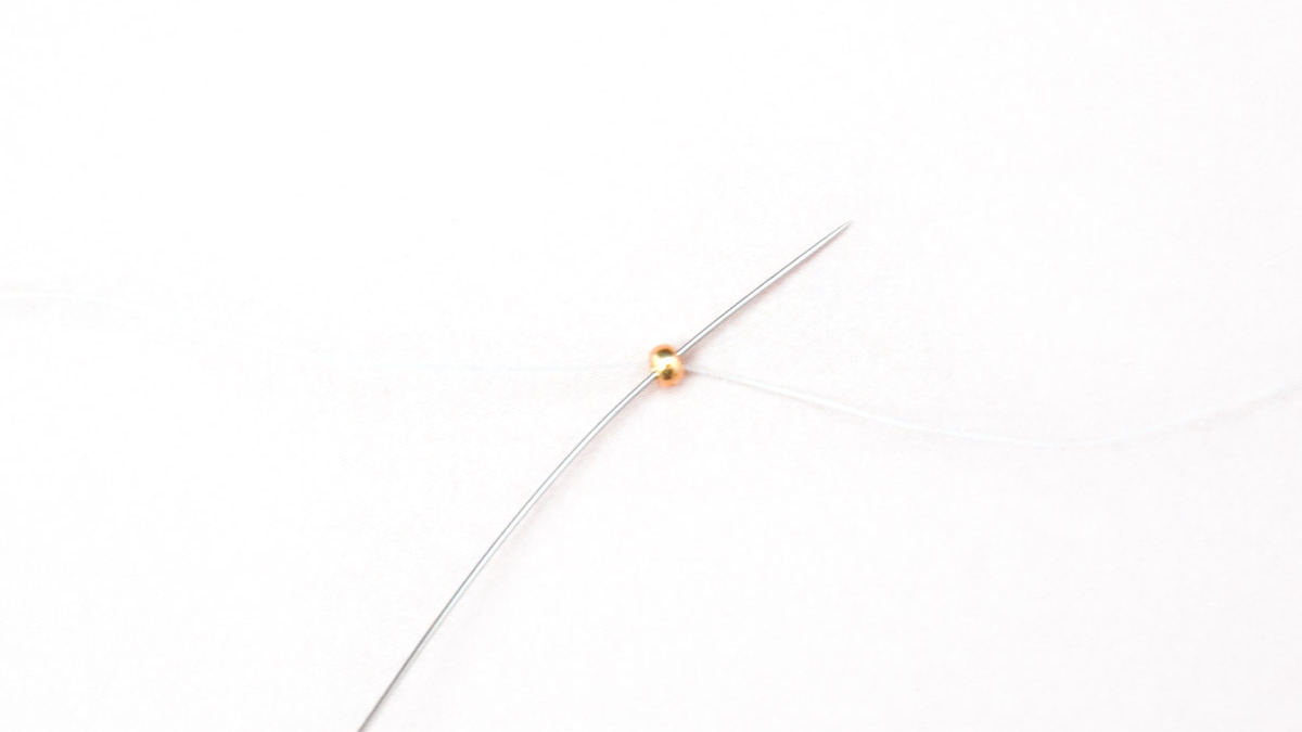 Bracelet tissage Tilas avec petites fleurs en rocailles Miyuki : Etape 1