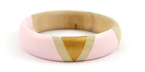 Bracelet en bois style scandinave motifs géométriques : Etape 3