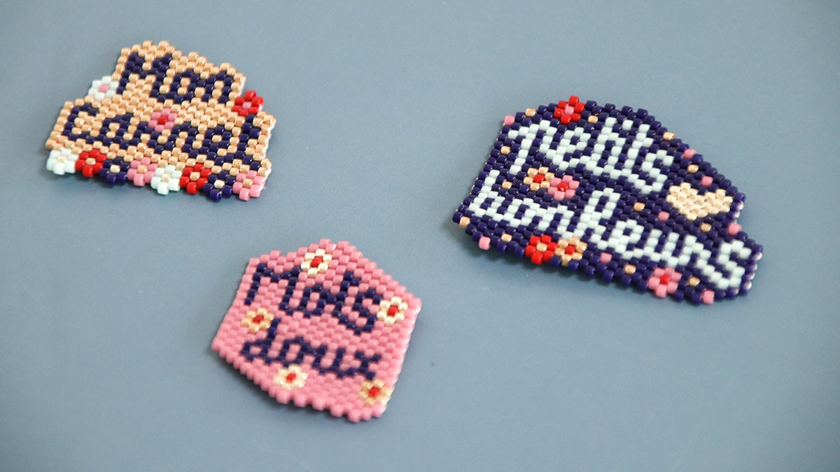 DIY bijoux et motifs en tissage avec assortiment de perles Miyuki 11/0 Royal Mix : Etape 10 DIY bijoux et motifs en tissage avec assortiment de perles Miyuki 11/0 Royal Mix : Etape 10