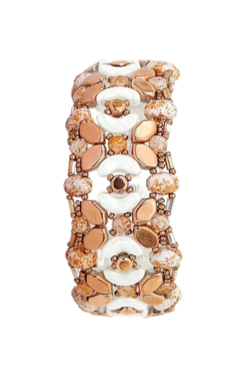 Schéma Bracelet Alma avec rocailles Miyuki et perles en verre Paros, Arcos et Kalos par Puca