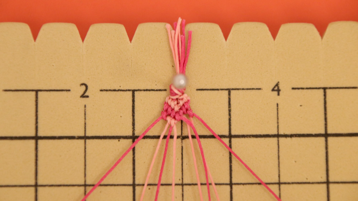 Créoles avec bracelet brésilien Coeur en cordes Slam : Etape 17