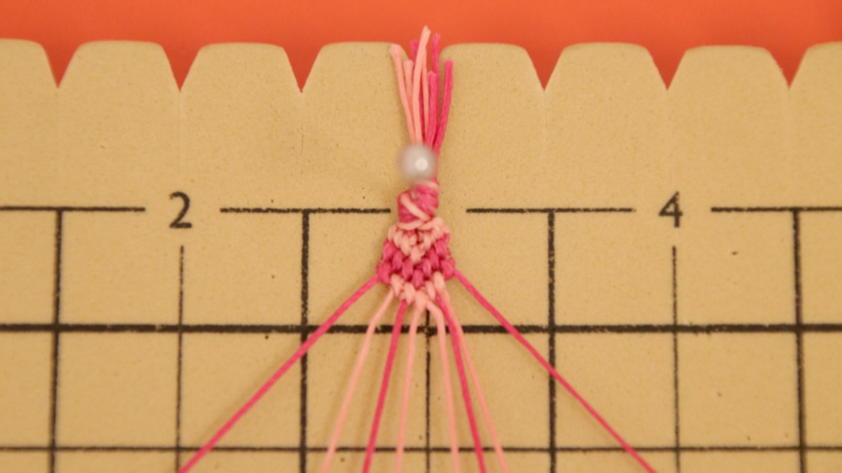 Créoles avec bracelet brésilien Coeur en cordes Slam : Etape 18