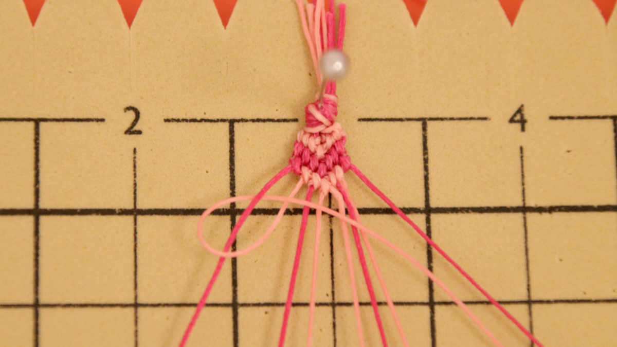 Créoles avec bracelet brésilien Coeur en cordes Slam : Etape 19