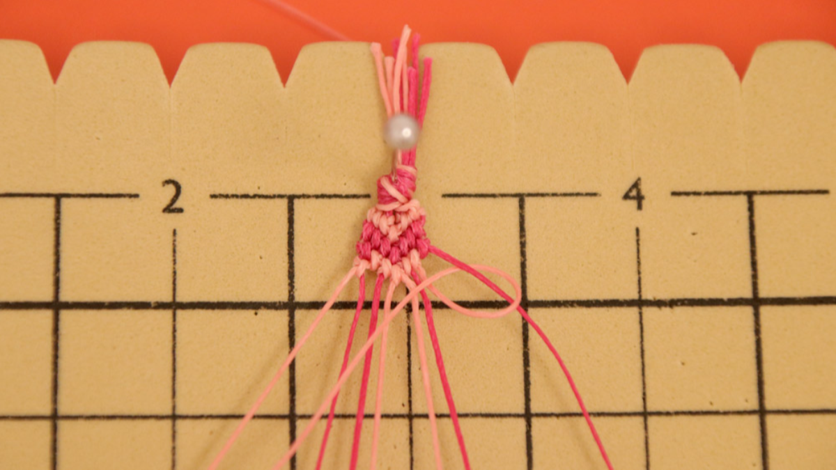 Créoles avec bracelet brésilien Coeur en cordes Slam : Etape 20