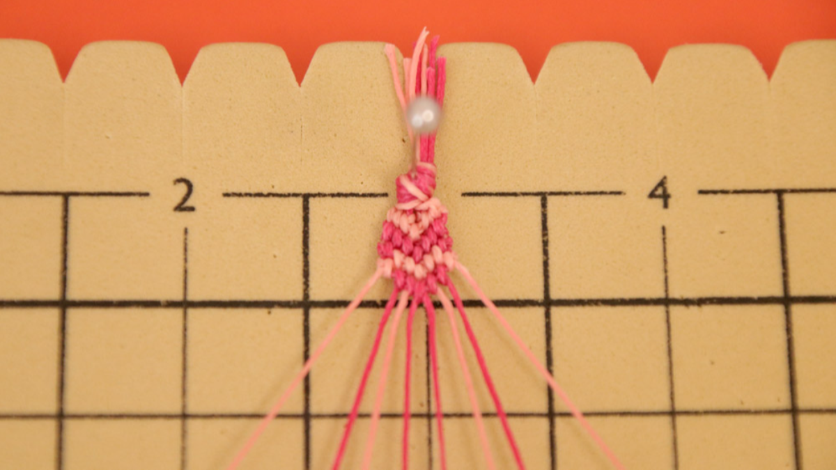 Créoles avec bracelet brésilien Coeur en cordes Slam : Etape 21