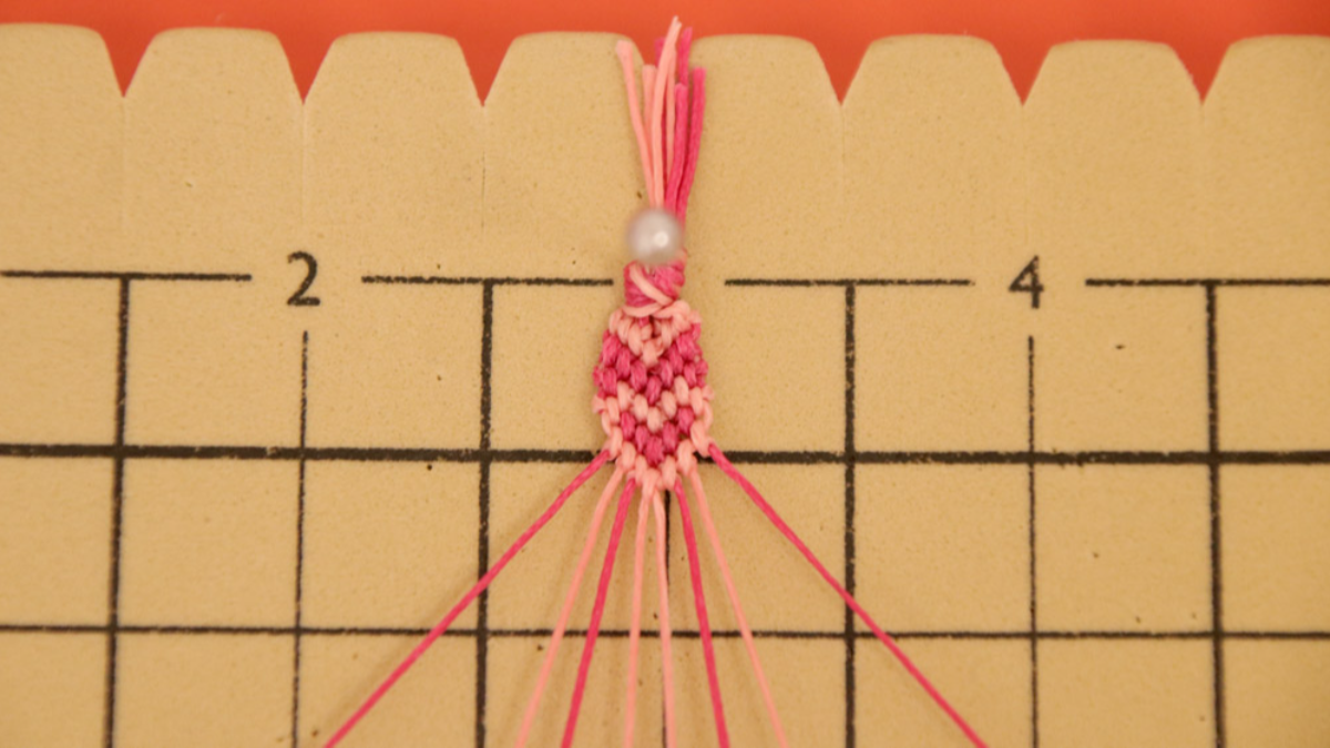 Créoles avec bracelet brésilien Coeur en cordes Slam : Etape 22