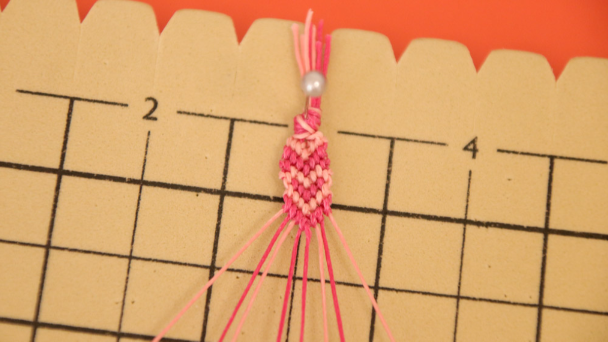 Créoles avec bracelet brésilien Coeur en cordes Slam : Etape 23