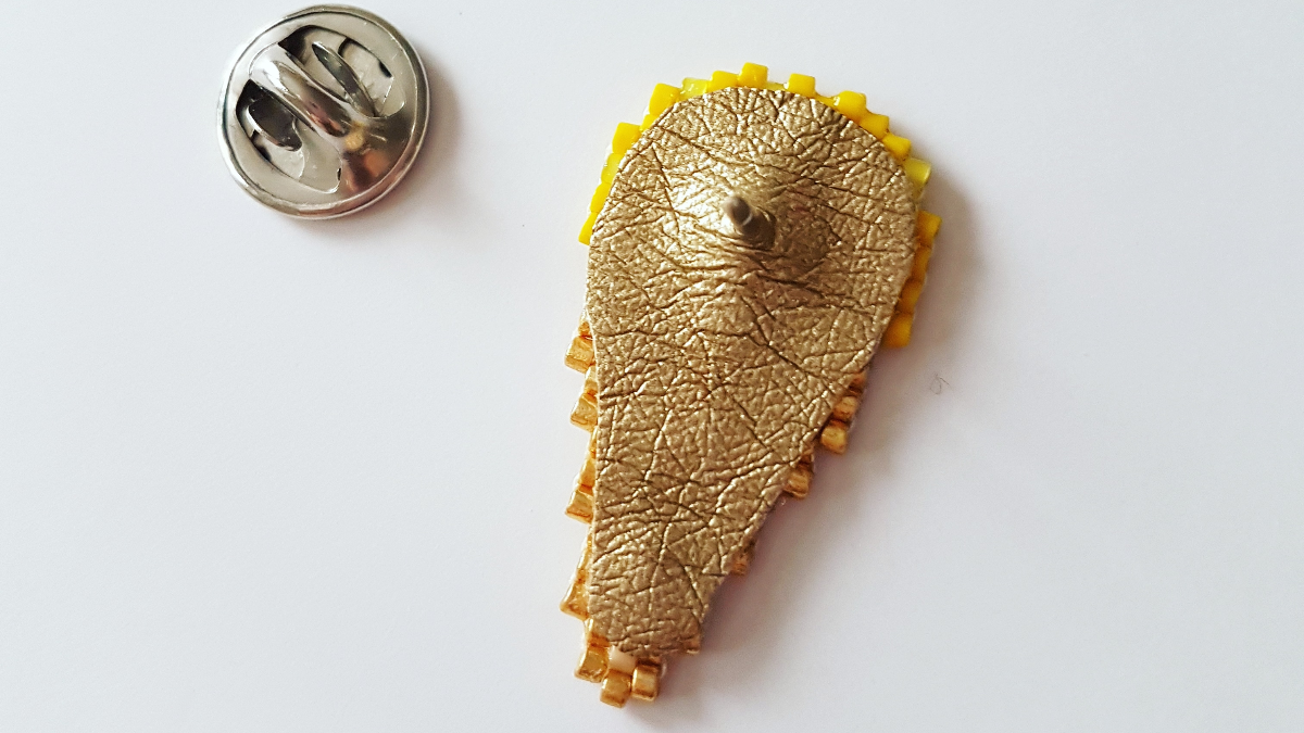 Diagramme glace en tissage peyote de perles Delica Miyuki : Etape 21