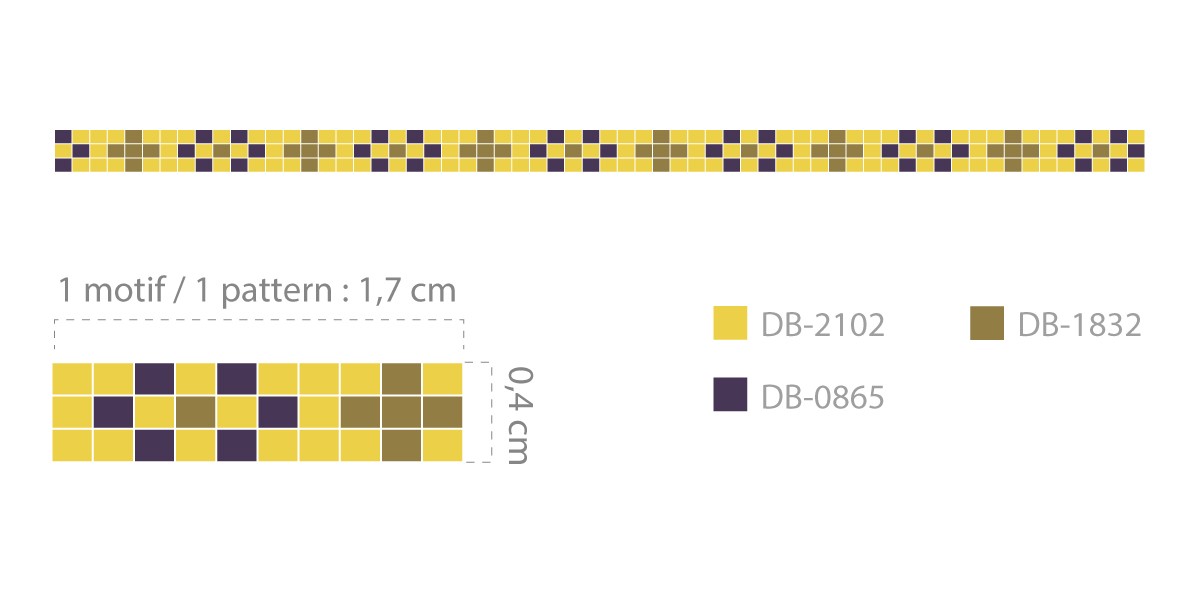 Schéma Bracelet Wrap multirangs avec cordon en cuir