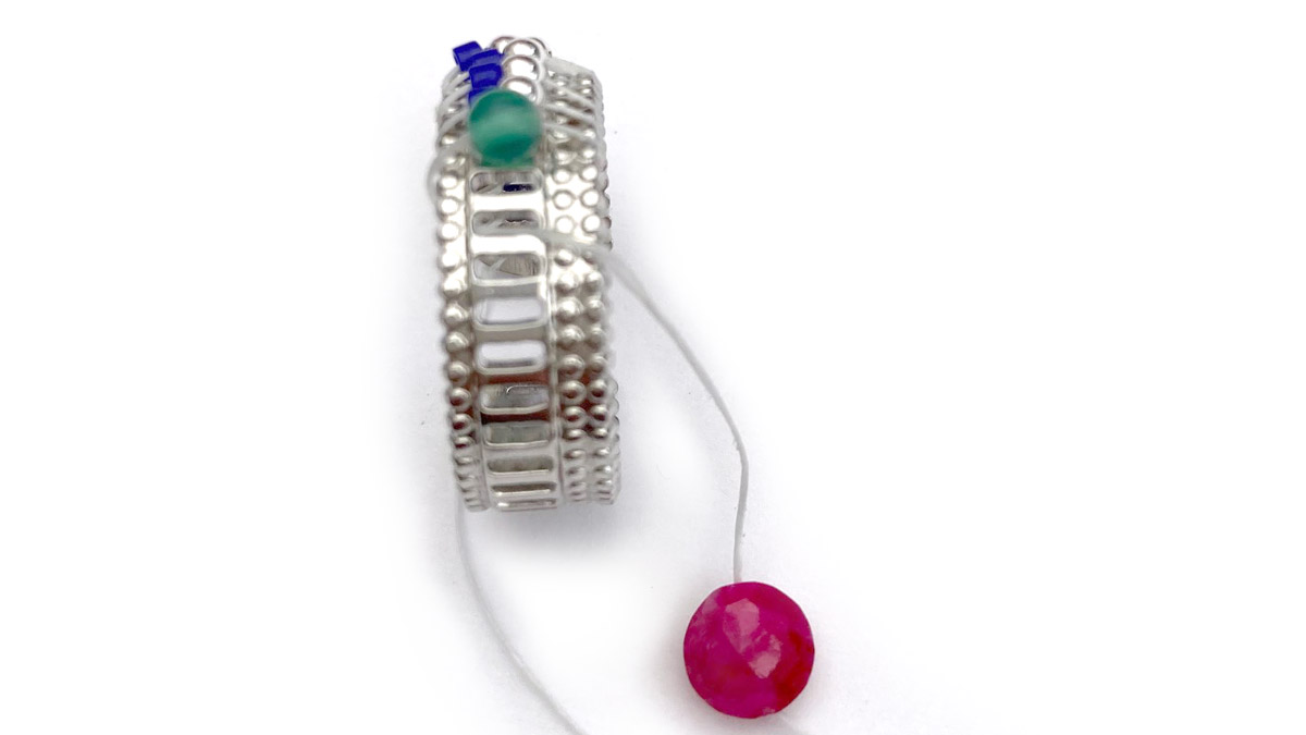 Tuto Bague en acier inox et pierres gemmes : Etape 8