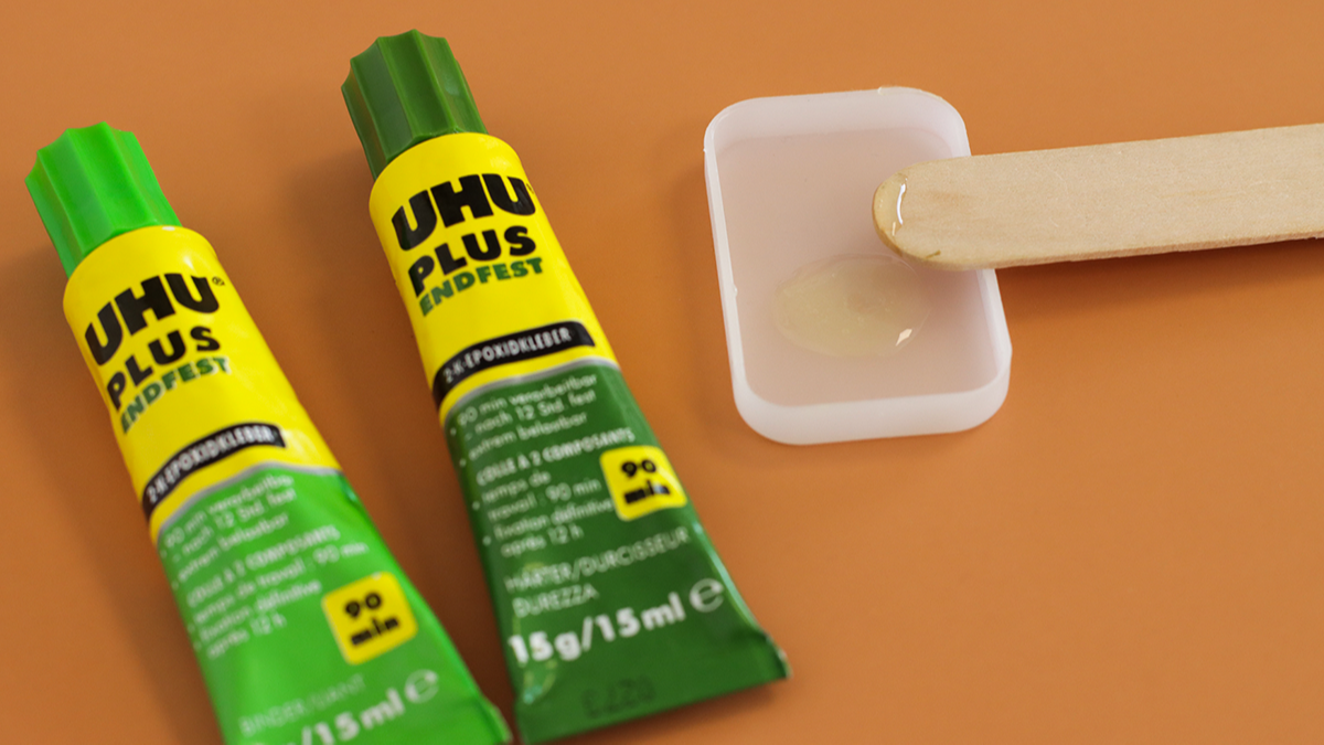 Créoles couleur or et Sodalite : Etape 2