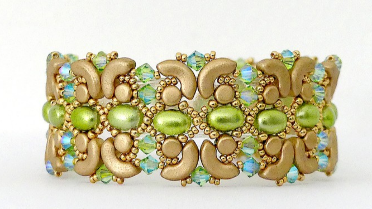 Schéma Bracelet Indira avec Samos, Kalos et Arcos Les Perles par Puca® - Paris