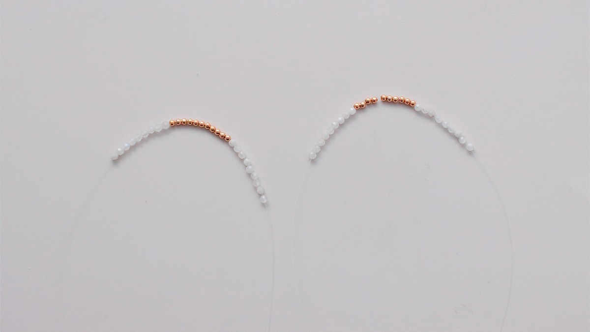 Tuto DIY bagues en accumulation avec perles en pierre naturelle : Etape 1