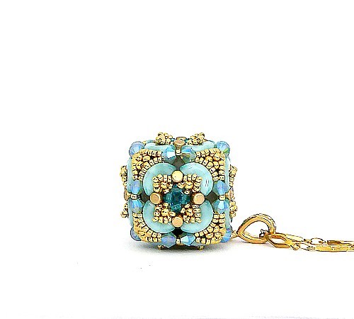 Schéma Pendentif D'Cybèle avec perles Arcos et Minos