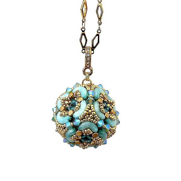 Schéma Pendentif D'Cybèle avec perles Arcos et Minos