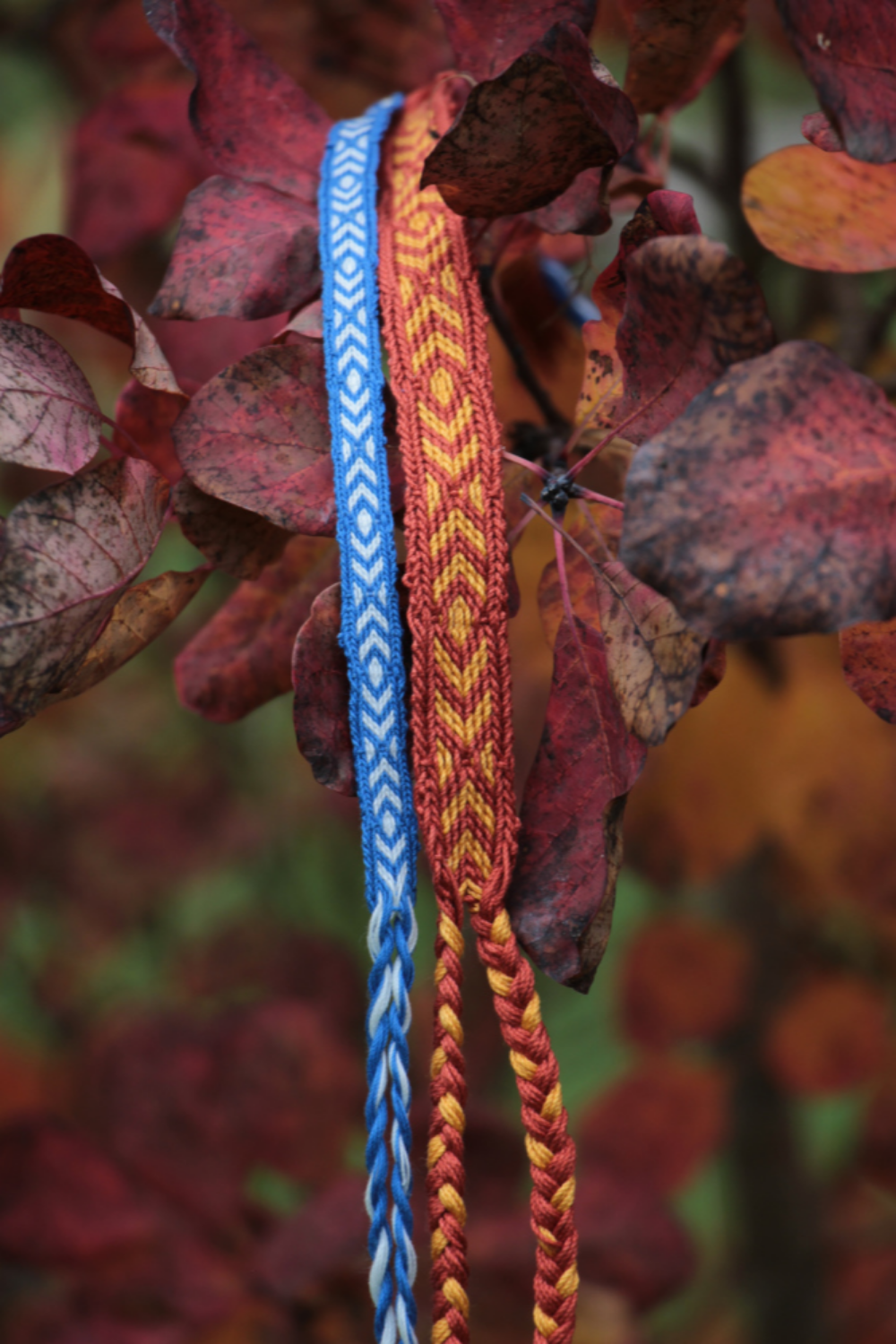 Schéma DIY Bracelet débutant en tissage aux cartes