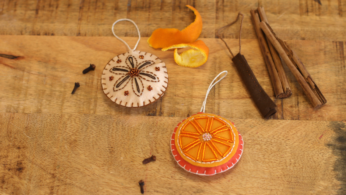 Patron feutrine Noël Déco de Sapin Senteurs de Noël