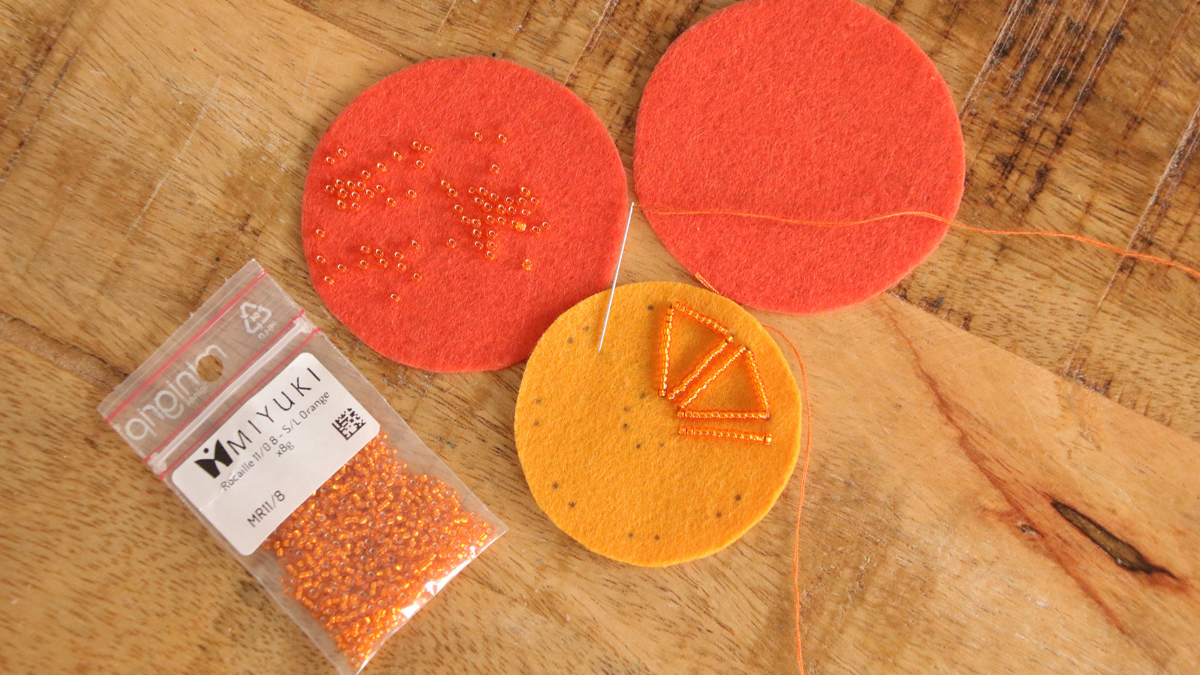 Patron feutrine Noël Déco de Sapin Senteurs de Noël : Etape 2