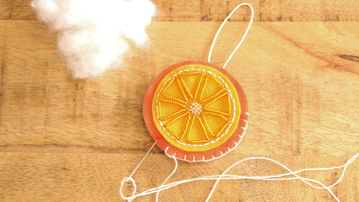 Patron feutrine Noël Déco de Sapin Senteurs de Noël : Etape 6