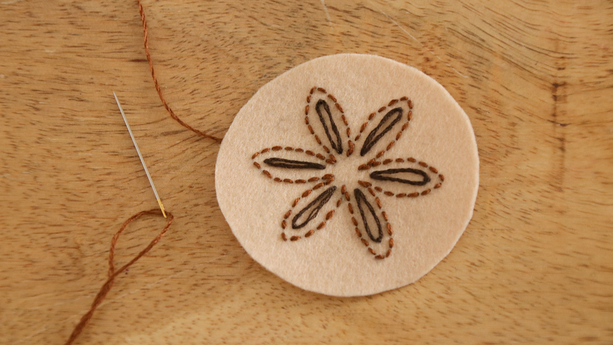 Patron feutrine Noël Déco de Sapin Senteurs de Noël : Etape 9