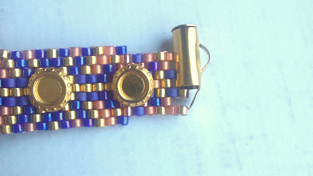 DIY Bracelet tissage peyote et cristaux PureCrystal : Etape 2