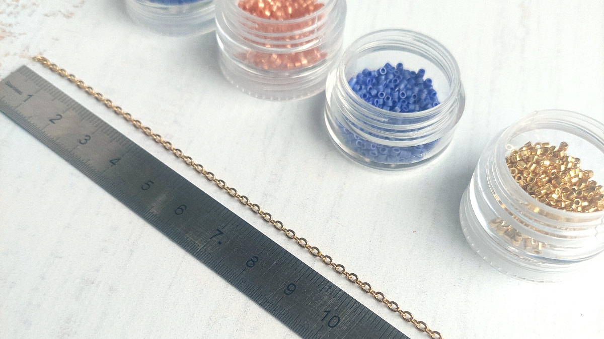 DIY Bracelet tissage peyote et cristaux PureCrystal : Etape 4