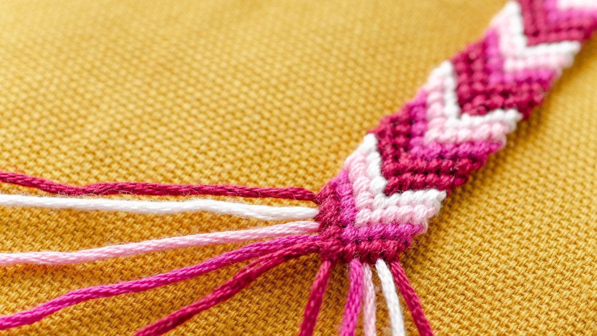 Tuto bracelet brésilien motif chevron