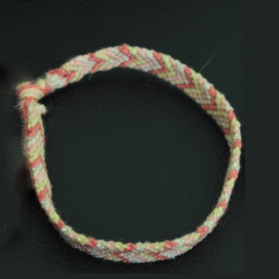 Schéma Tuto bracelet brésilien motif chevron