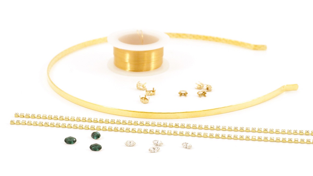 DIY Serre-tête avec cristaux PureCrystal : Etape 1