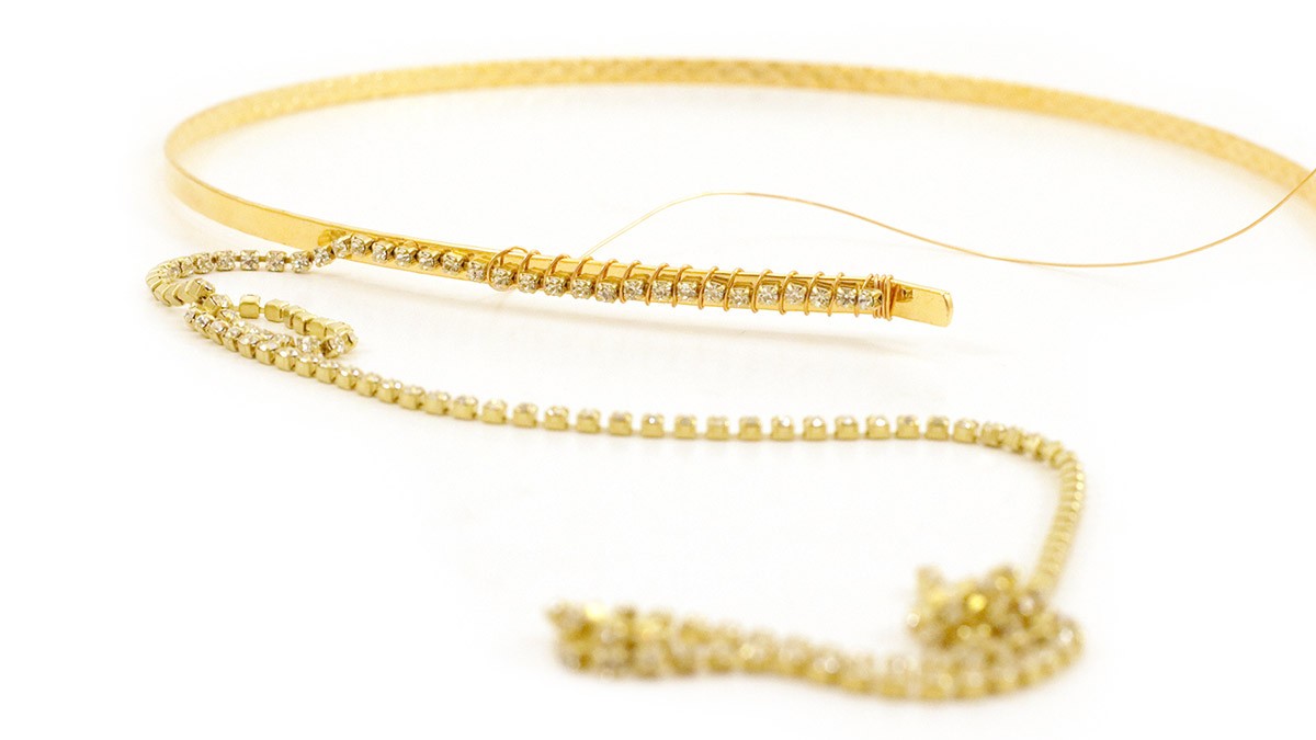 DIY Serre-tête avec cristaux PureCrystal : Etape 4