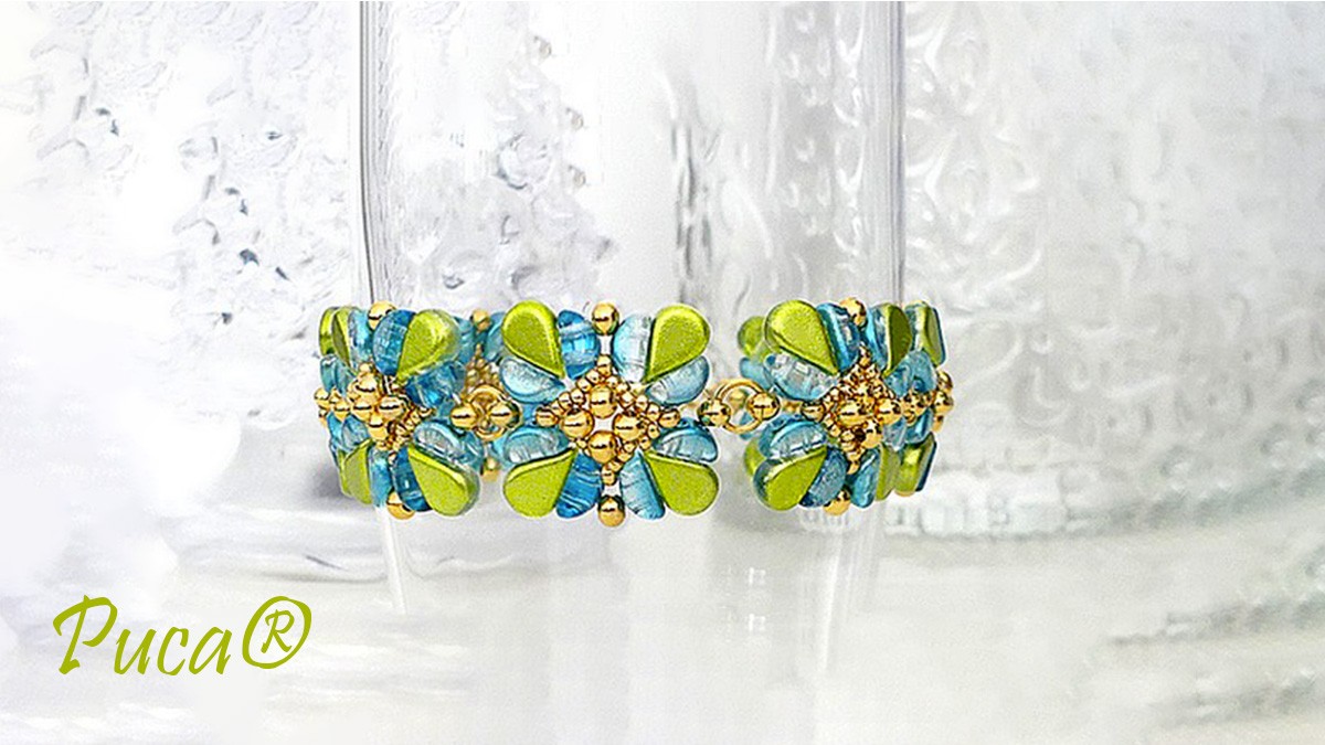 Tuto Bracelet Linaëlle en perles Amos et Kos par Puca®