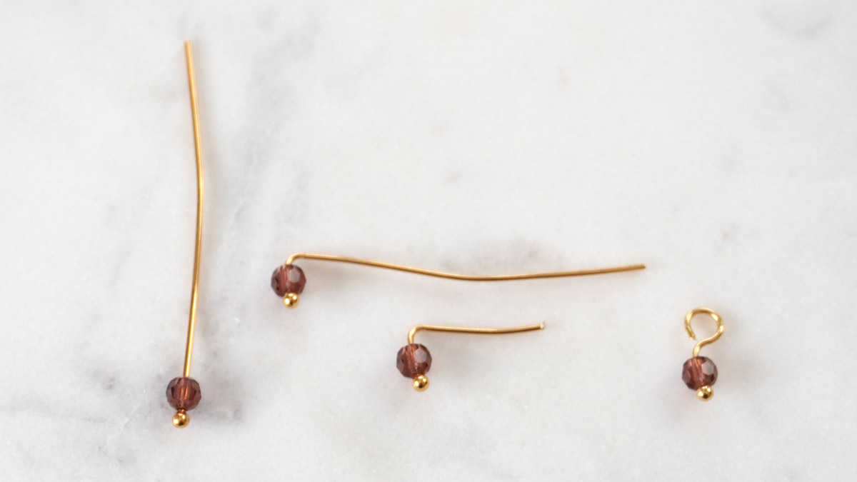 Bracelet gros maillons acier inox doré et acrylique : Etape 6