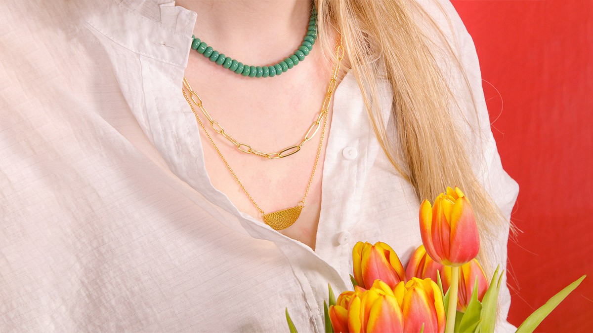 Tuto collier multi rangs perles heishi