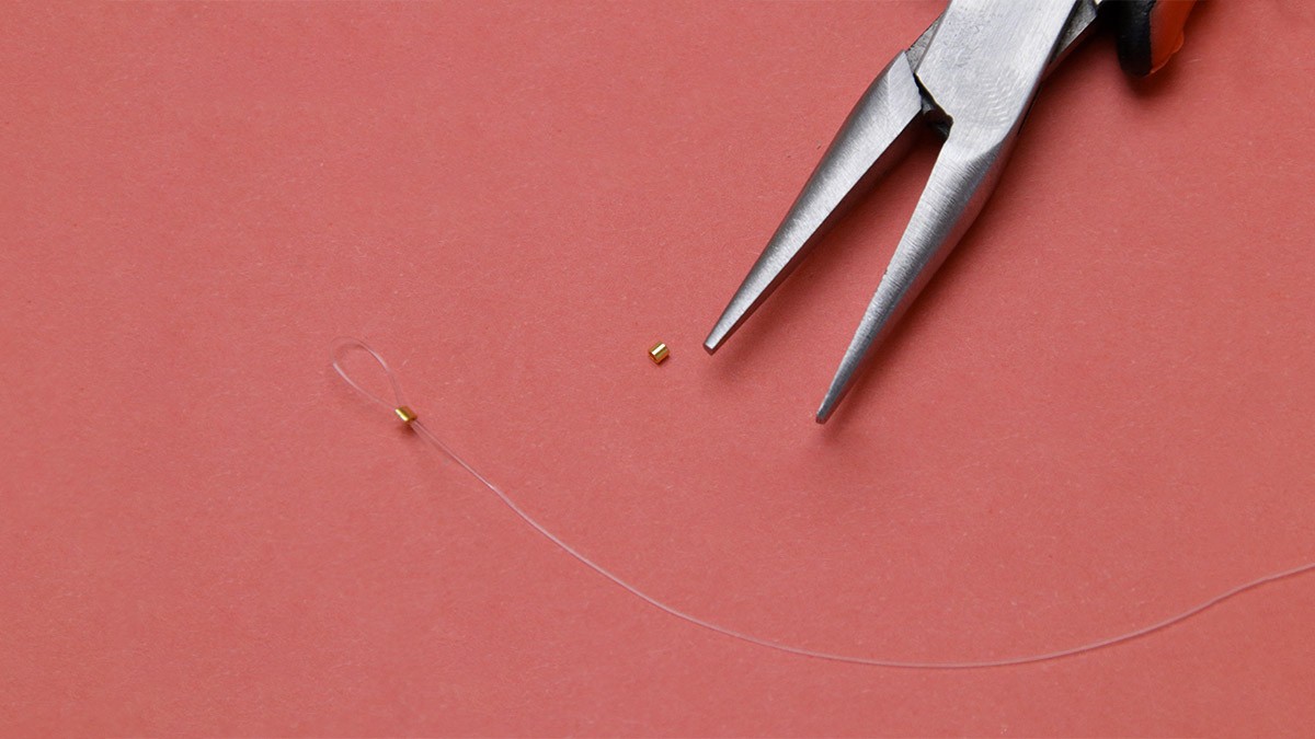 Tuto collier multi rangs perles heishi : Etape 2