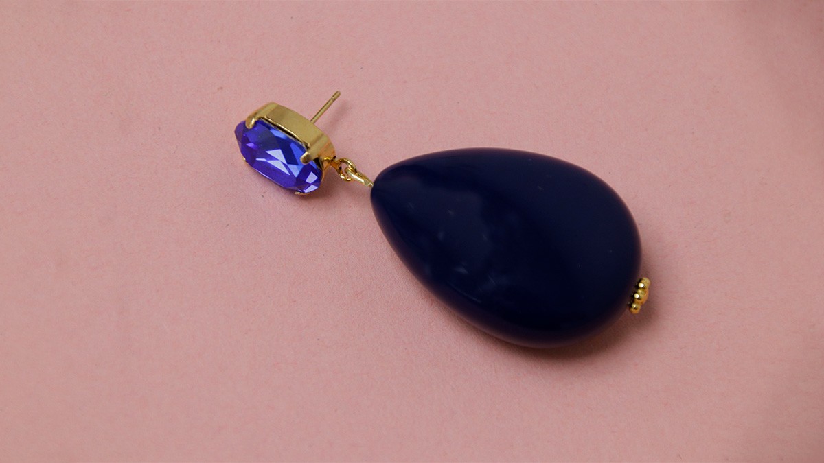 Boucles d'oreilles avec cristaux Aurora : Etape 4