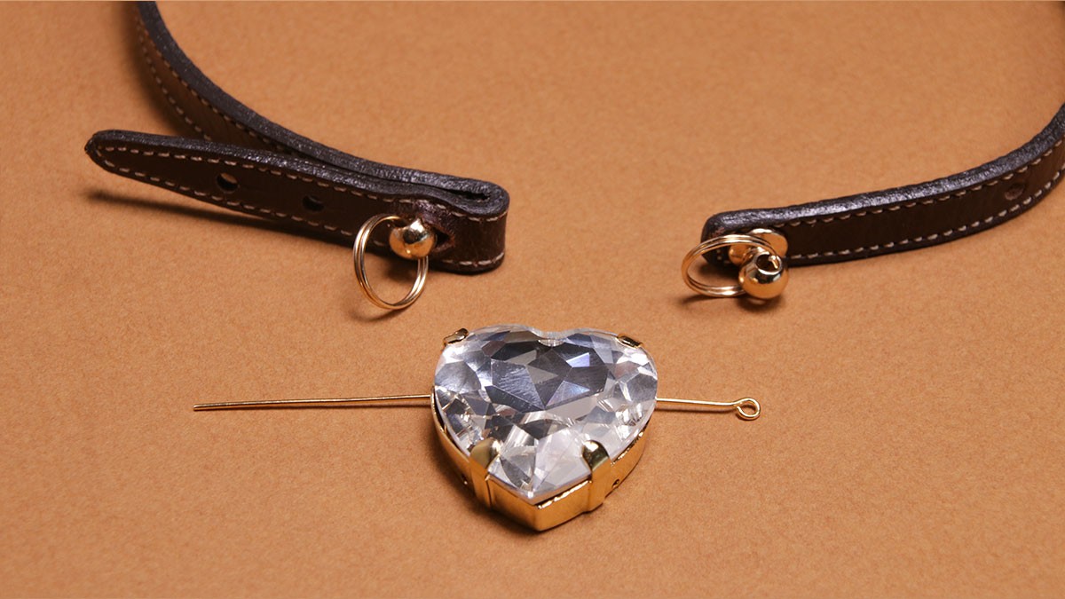 Collier pour chien DIY : Cordon en cuir et cristaux : Etape 7