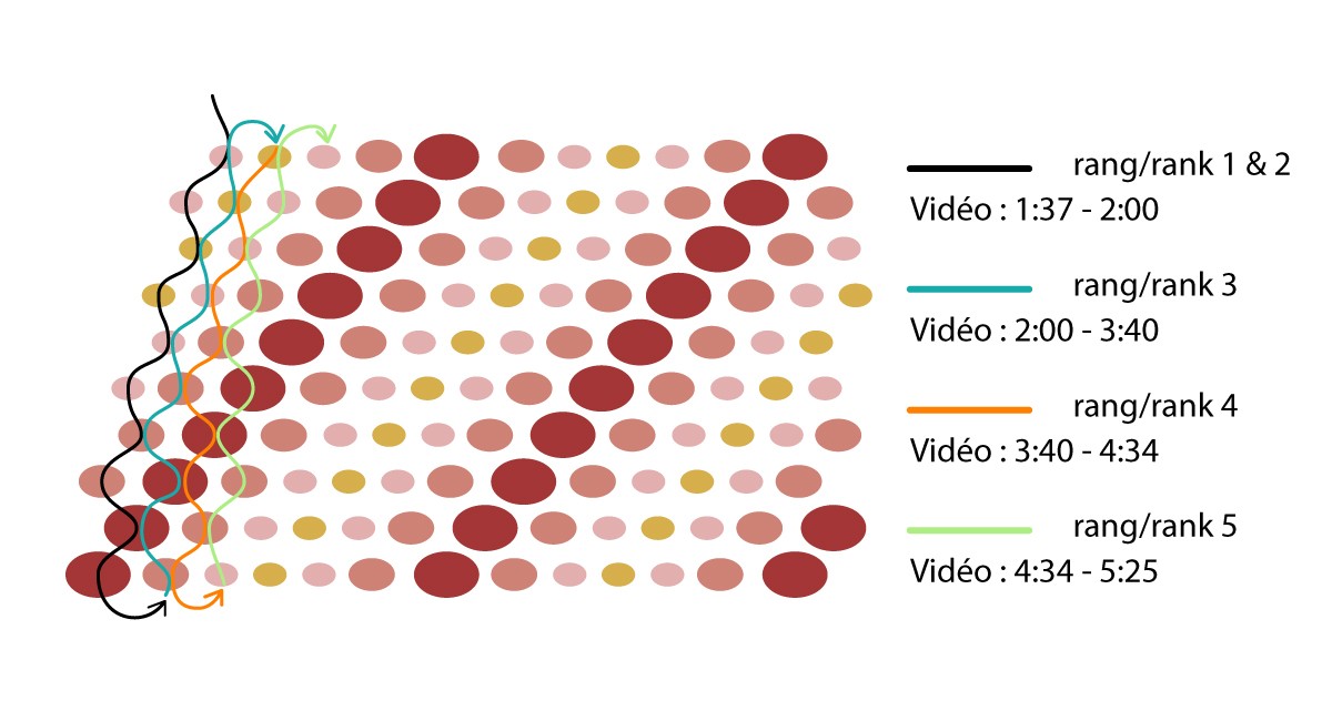 Schéma Tuto Bracelet Cellini plat Corail