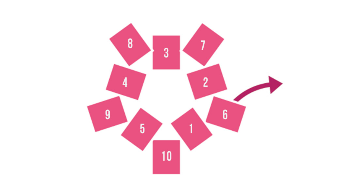 Broches en perles Miyuki Fleurs de Cerisier en peyote circulaire : Etape 2