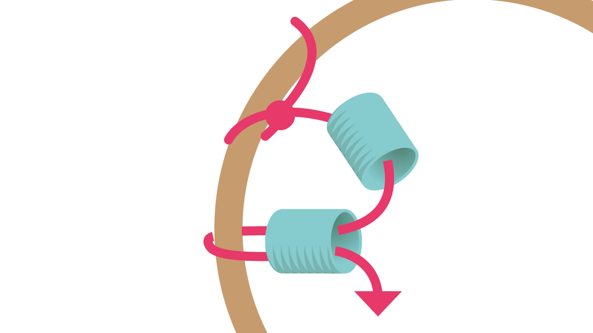 Collier Miyuki avec pendentif rond en Brick Stitch : Etape 1