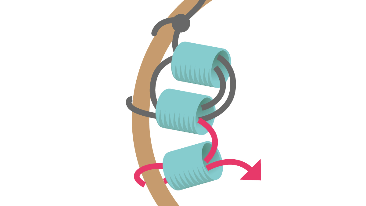 Collier Miyuki avec pendentif rond en Brick Stitch : Etape 3