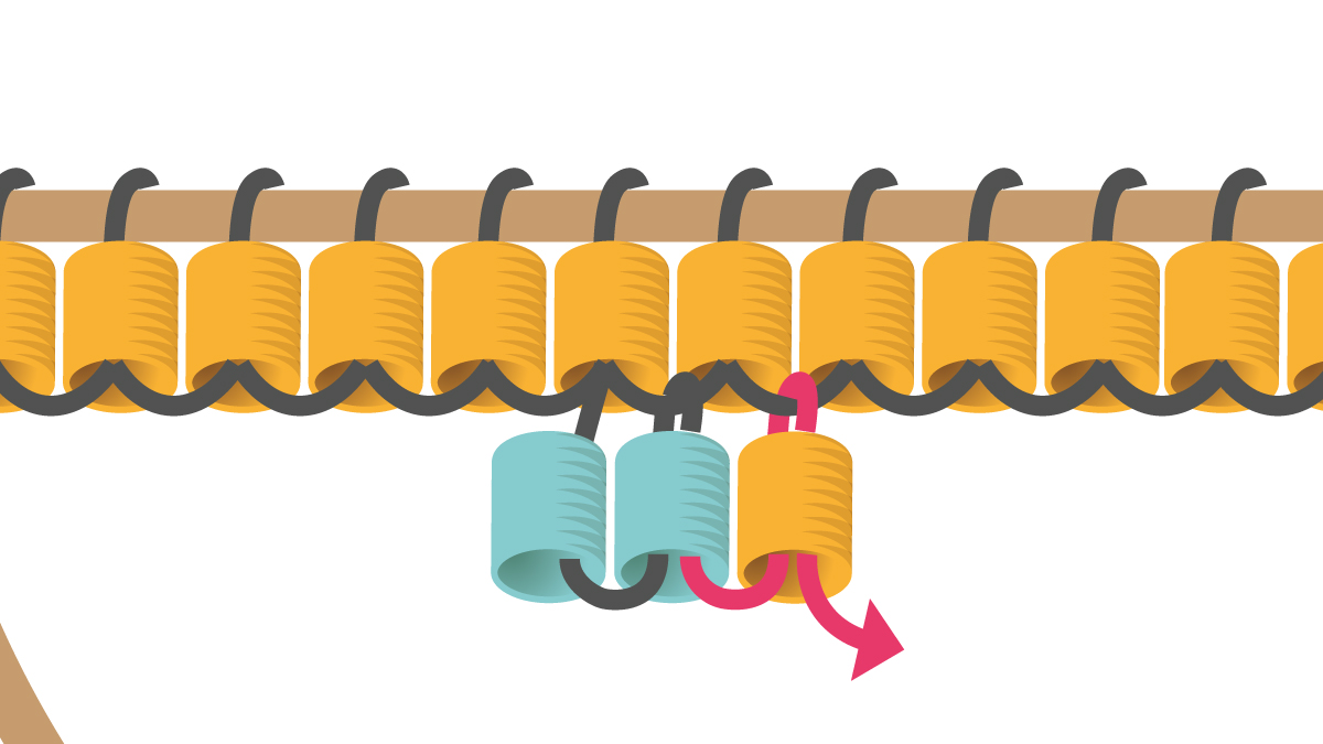 Boucles d'oreilles Miyuki demi-cercle en Brick Stitch : Etape 5