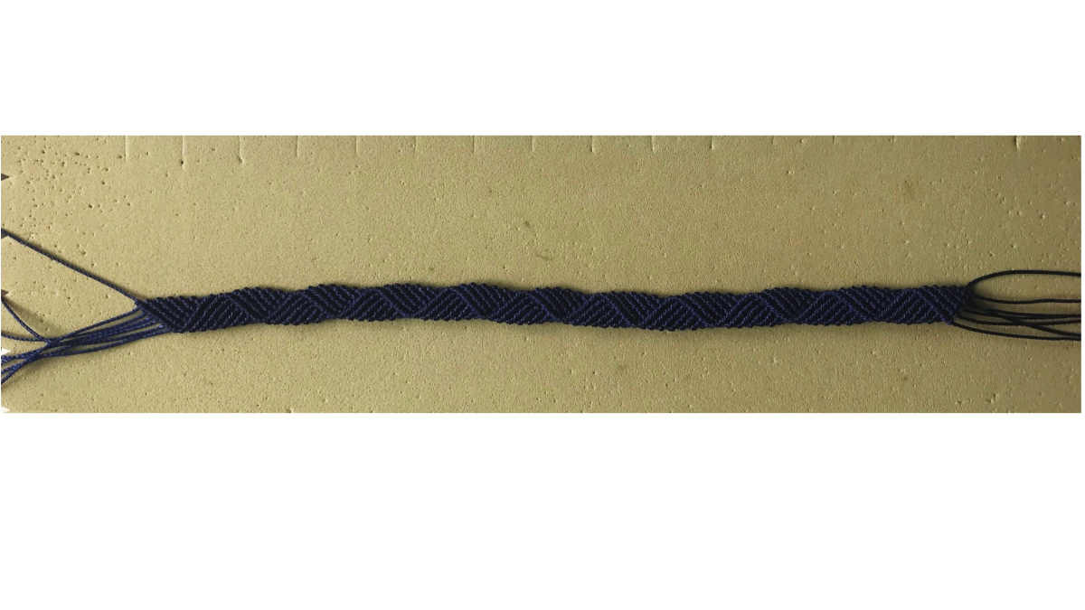 Bracelet homme en micro macramé : Etape 28 Bracelet homme en micro macramé : Etape 28