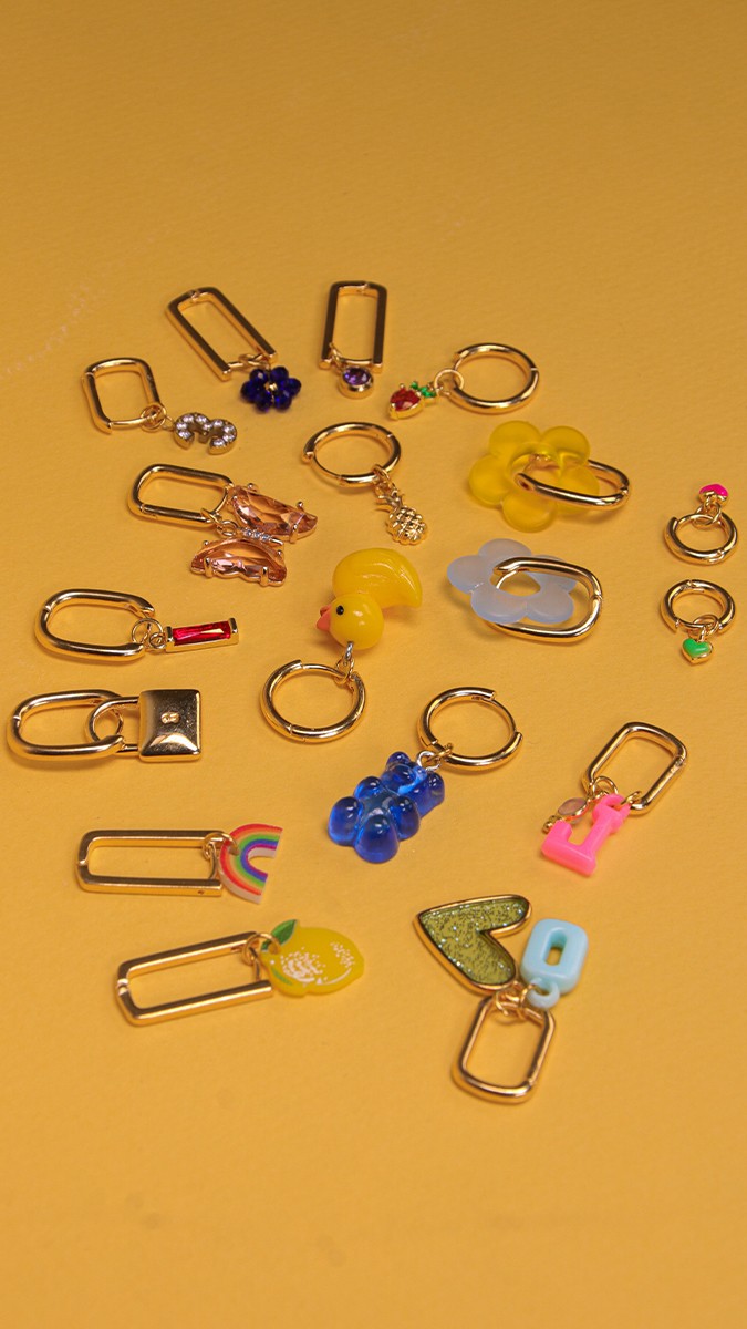 Schéma Mini créoles et breloques fantaisies