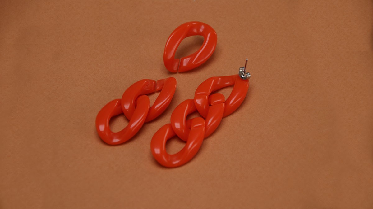 Tuto collier gros maillons en acrylique : Etape 5