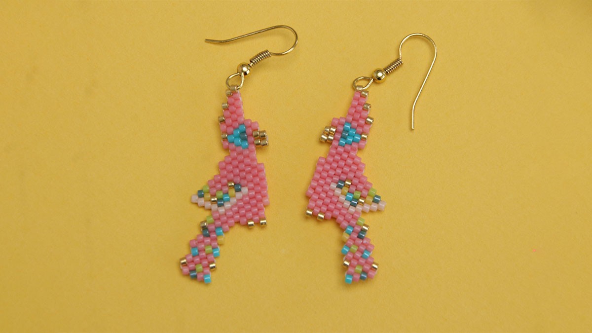 DIY tissage de perles pour l'été en brick stitch : Etape 3 DIY tissage de perles pour l'été en brick stitch : Etape 3