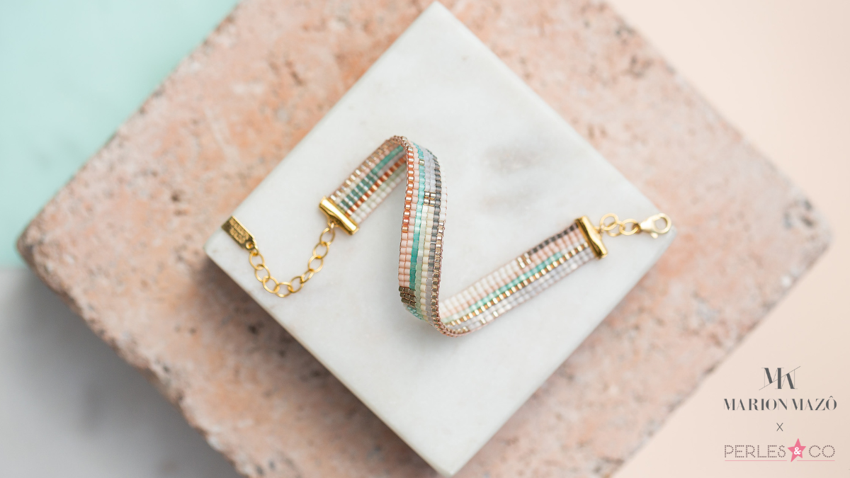 Diagramme bracelet signé Marion Mazô