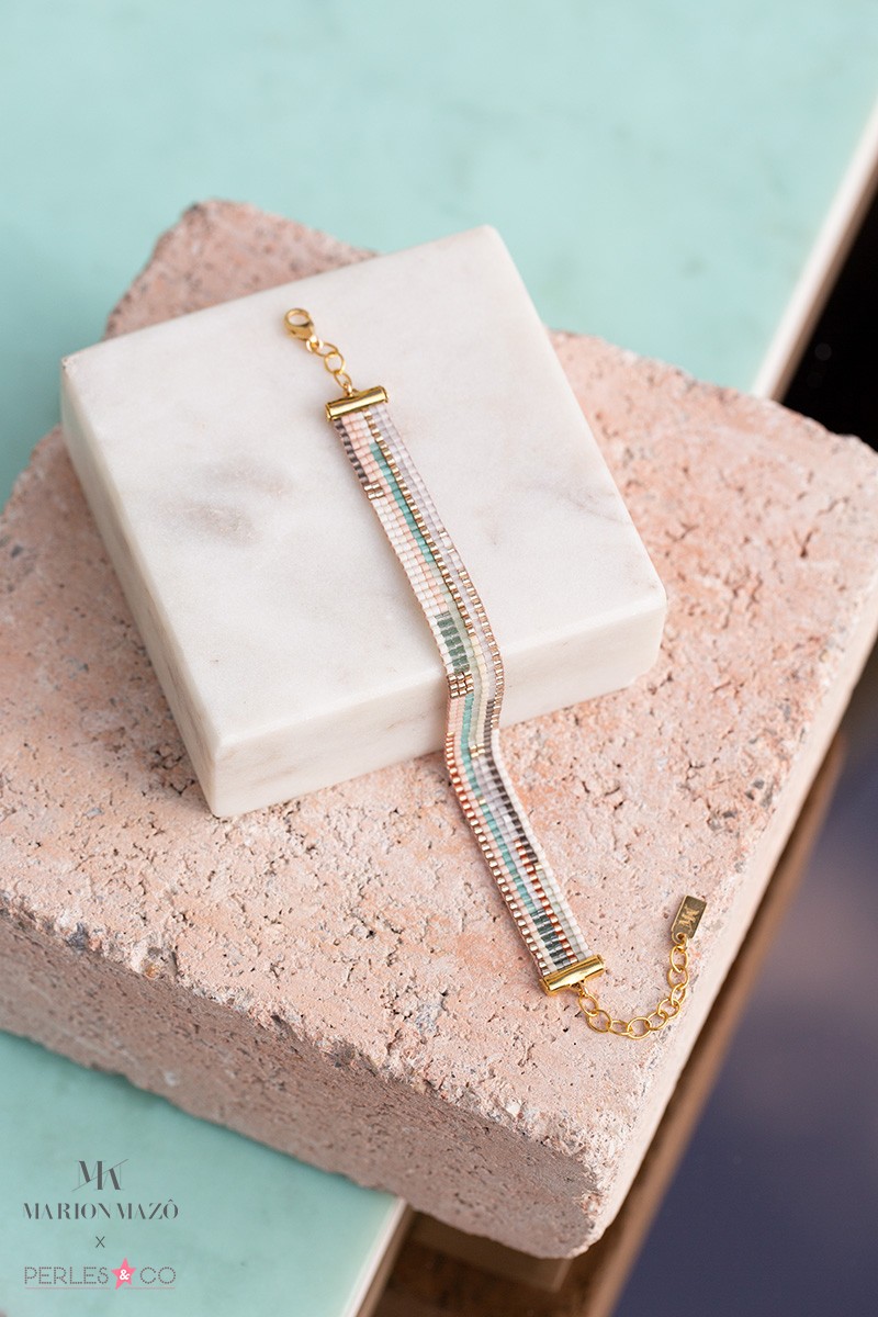 Schéma Diagramme bracelet signé Marion Mazô