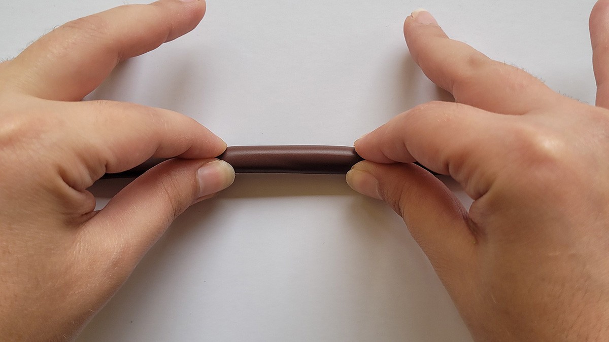 Boucles d’oreilles fleurs dorées en pâte polymère : Etape 6