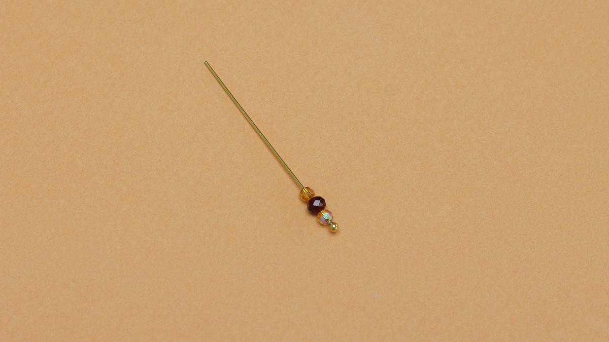 Boucles d'oreilles avec pampilles personnalisables : Etape 1