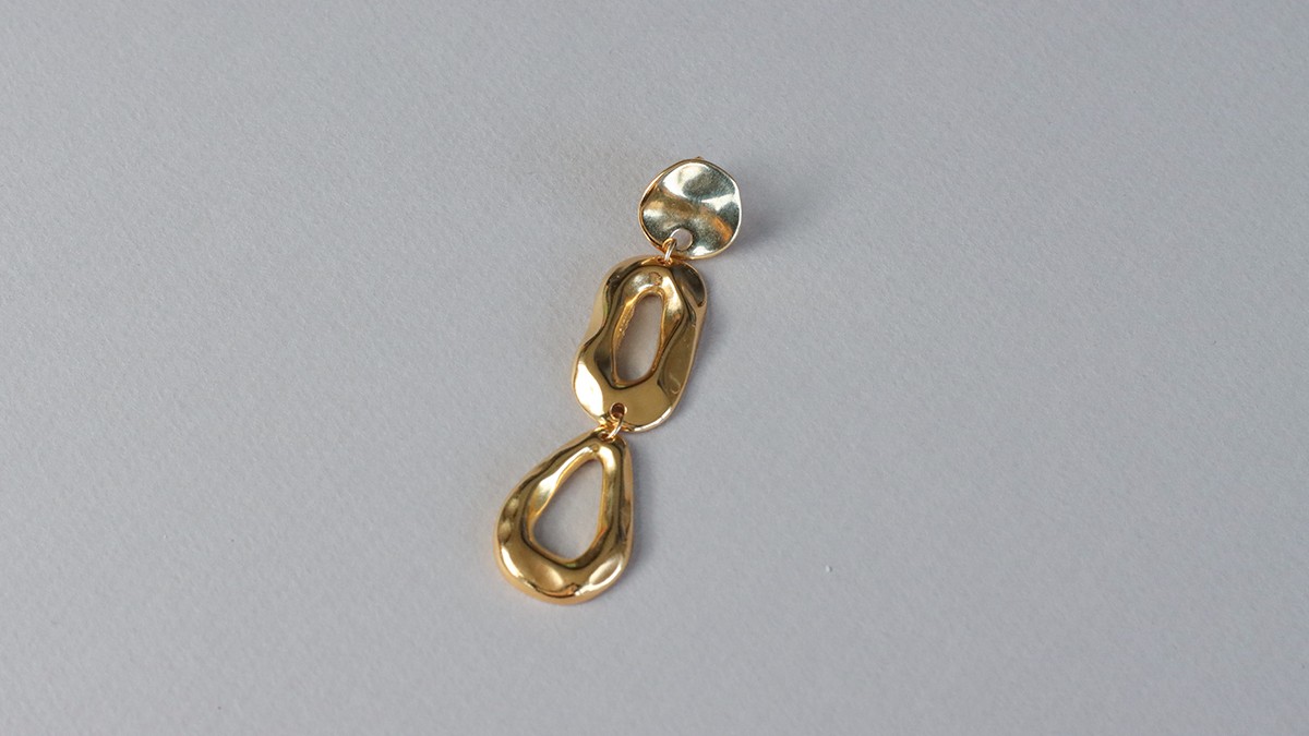 Bijoux bulle - Bracelet maillons et boucles d'oreilles asymétriques : Etape 3